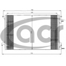 300512 ACR Конденсатор, кондиционер