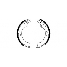 MFR507 MINTEX Комплект тормозных колодок