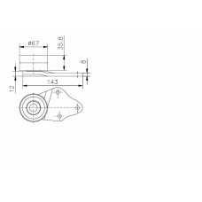 TKR 9828 TIMKEN Натяжной ролик, ремень грм