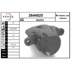 2644025 EAI Тормозной суппорт