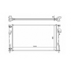 2060295 ORDONEZ Радиатор, охлаждение двигателя