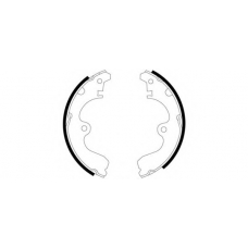 8DB 355 000-861 HELLA PAGID Комплект тормозных колодок