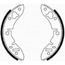 153-004 CIFAM Комплект тормозных колодок