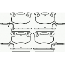 MDB1209 MINTEX Комплект тормозных колодок, дисковый тормоз