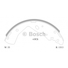 0 986 AB1 559 BOSCH Комплект тормозных колодок