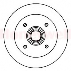 561138B BENDIX Тормозной диск