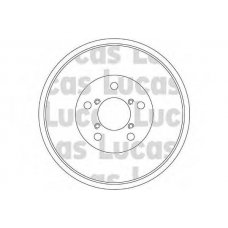 DB4230 TRW Тормозной барабан