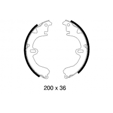 98101 0325 0 4 T056 TEXTAR Комплект тормозных колодок