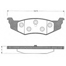BLF1035 QUINTON HAZELL Комплект тормозных колодок, дисковый тормоз