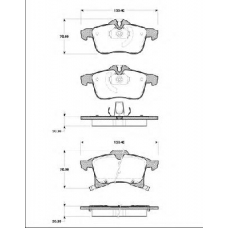 BLF1435 QUINTON HAZELL Комплект тормозных колодок, дисковый тормоз