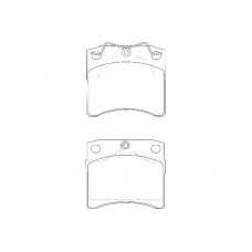 WBP20652A WAGNER LOCKHEED Комплект тормозных колодок, дисковый тормоз