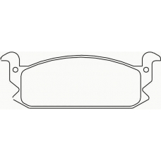 T0328 PAGID Комплект тормозных колодок, дисковый тормоз