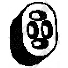 255-593 BOSAL Резиновые полоски, система выпуска