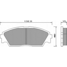 AC657081D AC Delco Комплект тормозных колодок, дисковый тормоз