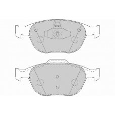FD7034N NECTO Комплект тормозных колодок, дисковый тормоз