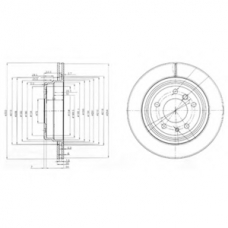 BG3214 DELPHI Тормозной диск