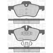 363916060332 MAGNETI MARELLI Комплект тормозных колодок, дисковый тормоз