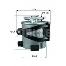 KLH 44/25 MAHLE Топливный фильтр