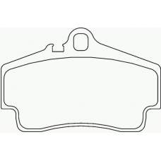 MDB1874 MINTEX Комплект тормозных колодок, дисковый тормоз