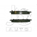C13038 Japan Cars Дисковые тормозные колодки компл.