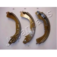 GF-140AF JAPANPARTS Комплект тормозных колодок