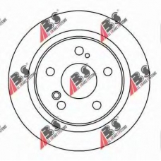 16258 ABS Тормозной диск