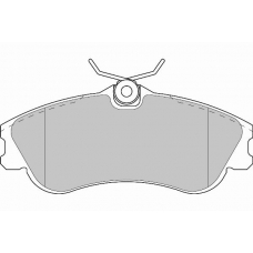 FD6892A NECTO Комплект тормозных колодок, дисковый тормоз