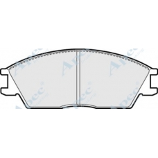 PAD506 APEC Комплект тормозных колодок, дисковый тормоз