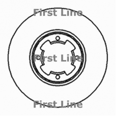 FBD097 FIRST LINE Тормозной диск