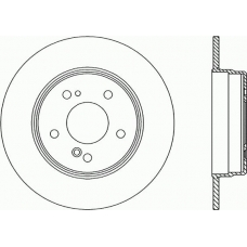 BDR1317.10 OPEN PARTS Тормозной диск