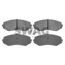 84 91 6648 SWAG Комплект тормозных колодок, дисковый тормоз