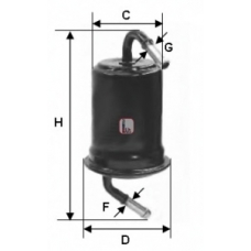 S 1639 B SOFIMA Топливный фильтр