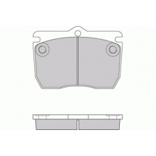 12-5257 E.T.F. Комплект тормозных колодок, дисковый тормоз