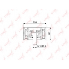 PB3145 LYNX Ролик направляющий