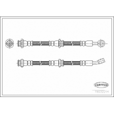 19032214 CORTECO Тормозной шланг
