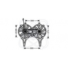 32VM013 ELECTRO AUTO Вентилятор, охлаждение двигателя