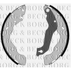 BBS6385 BORG & BECK Комплект тормозных колодок