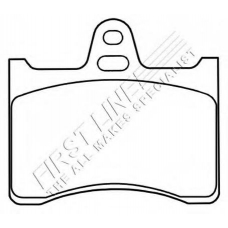 FBP3158 FIRST LINE Комплект тормозных колодок, дисковый тормоз