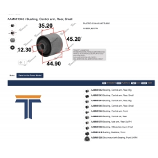 AAMMI1045 Tenacity Сайлентблок рычага резиновый tenacity (1024) aammi1045