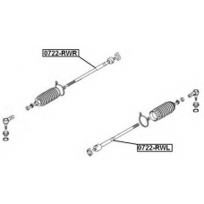 0722-RWL ASVA Осевой шарнир, рулевая тяга