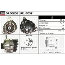 DRB0201 DELCO REMY Генератор