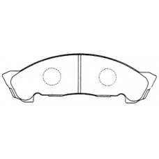 PN-4384 JNBK Колодки тормозные