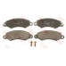GDB1744 TRW Комплект тормозных колодок, дисковый тормоз