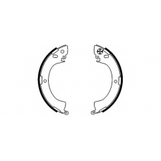 MFR215 MINTEX Комплект тормозных колодок