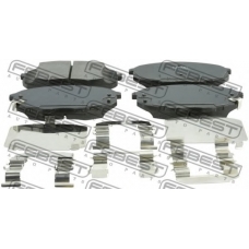 2201-CERIIF FEBEST Комплект тормозных колодок, дисковый тормоз