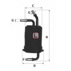 S 1762 B SOFIMA Топливный фильтр