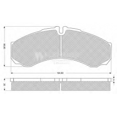 FB210314 FLENNOR Комплект тормозных колодок, дисковый тормоз