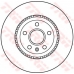 DF6113S TRW Тормозной диск