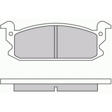 12-0280 E.T.F. Комплект тормозных колодок, дисковый тормоз