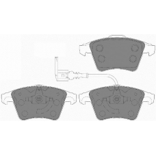 FD7156V NECTO Комплект тормозных колодок, дисковый тормоз